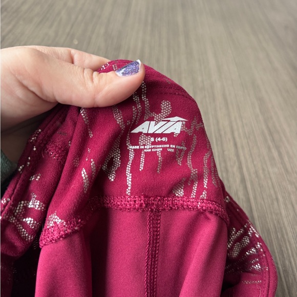 Avia Women's High Waist Fashion Performance Legging With Side Pockets - Picture 4 of 6